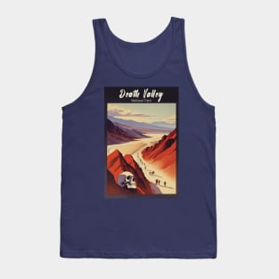 Death Valley National Park Vintage Travel  Poster Tank Top